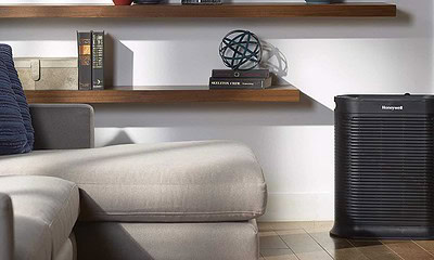 air purifier in living room