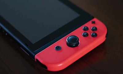 nintendo switch on table