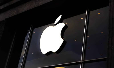 apple store signage selling iphones