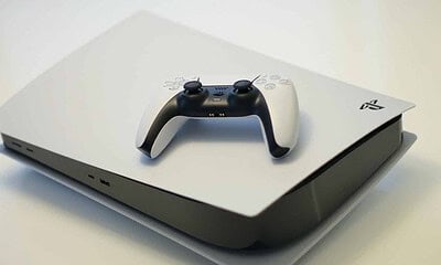 playstation 5 on table