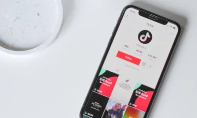 TikTok on phone