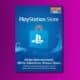 PlayStation Store $100 gift card advertisement.